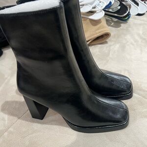 Steve Madden Black Heeled Boots